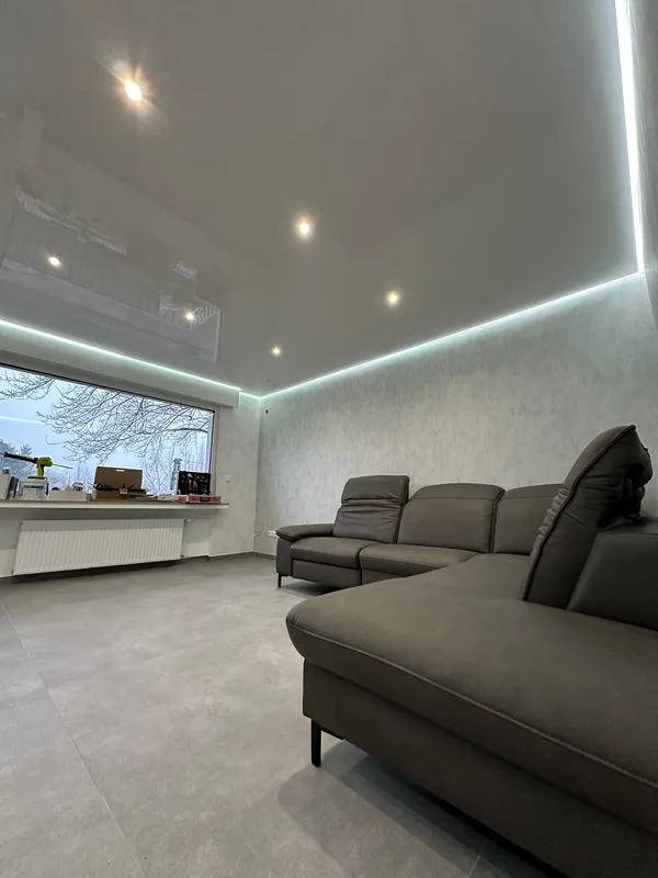 Spanndecke mit LED Beleuchtung